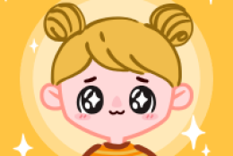 Yellow Cute and Creative Girl Discord Avatar